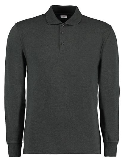 Men´s Classic Fit Long Sleeve Polo Shirt Kustom Kit KK430 - Koszulki polo męskie