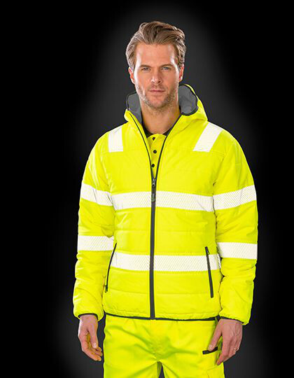 Recycled Ripstop Padded Safety Jacket Result Genuine Recycled R500X - Robocza