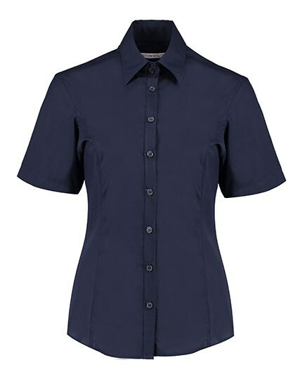 Women´s Tailored Fit Business Shirt Short Sleeve Kustom Kit KK742F - Koszule biznesowe