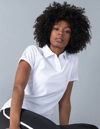 Ladies´ Piped Performance Polo Finden+Hales LV371 - Sportowa