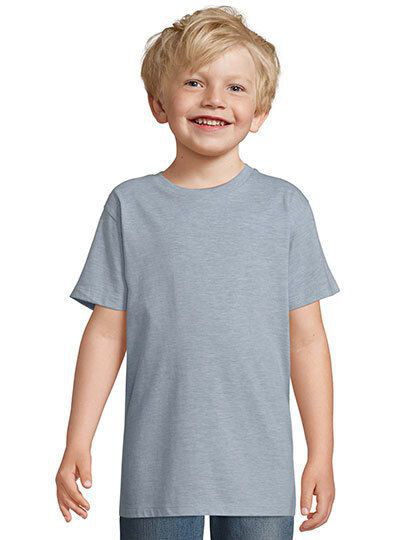 Kids´ Round Collar T-Shirt Regent Fit SOL´S 01183 - Odzież dziecięca