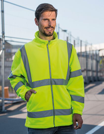Hi-Vis Safety Fleece-Jacket Bergen Korntex KXFJ - Robocza