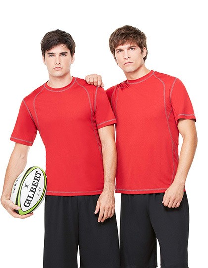 Men´s Short Sleeve Interlock Pieced Tee All Sport M1021 - Męskie koszulki sportowe