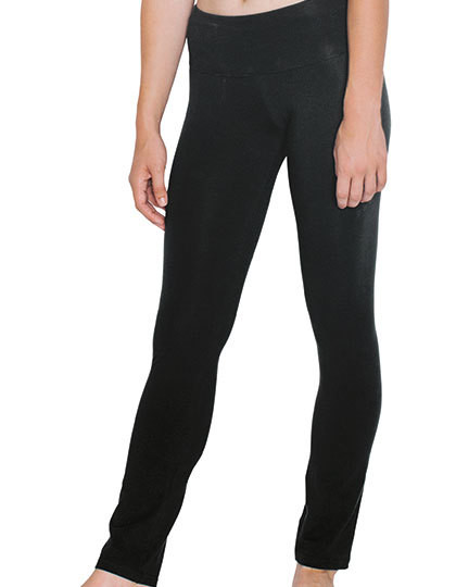 Women´s Jersey Straight Leg Yoga Pants American Apparel 8375W - Damskie koszulki sportowe