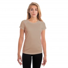 Ladies Solar Performance Short Sleeve T-Shirt Vapor Apparel M150 - Okrągły dekolt