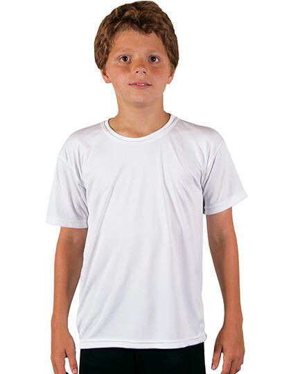 Youth Solar Performance Short Sleeve T-Shirt Vapor Apparel M180 - Okrągły dekolt