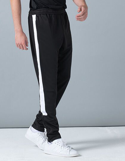 Black - Knitted tracksuit pants Finden & Hales Activewear &  PerformanceCo-ordsLuxe StreetwearMust HavesNew Colours For 2022Sports &  LeisureTeam SportswearTracksuitsTrending